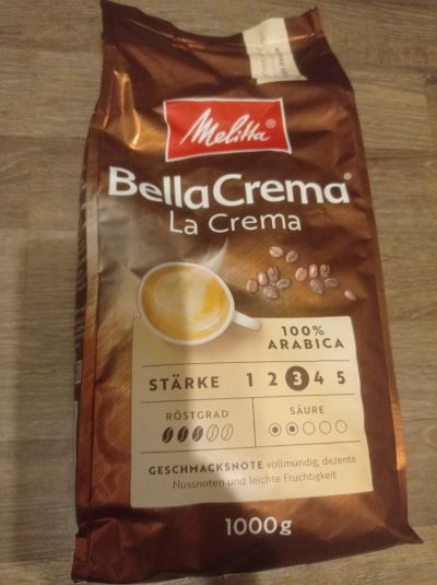 Лот: 17233104. Фото: 1. Кофе зерновой Bella crema la crema... Чай, кофе, какао
