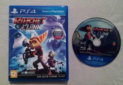 Лот: 7700058. Фото: 1. Ratchet & Clank PS4 (диск). Игры для консолей