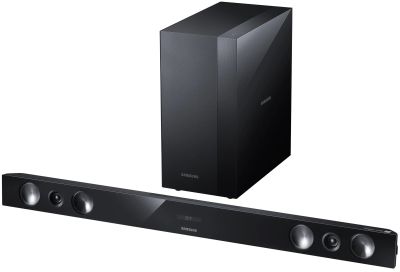Лот: 17353285. Фото: 1. Саундбар Samsung HW-H430 Black... Домашние кинотеатры