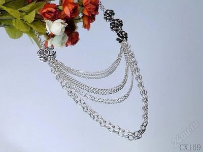 Лот: 1709407. Фото: 1. Ожерелье Chanel "Цветы". Колье