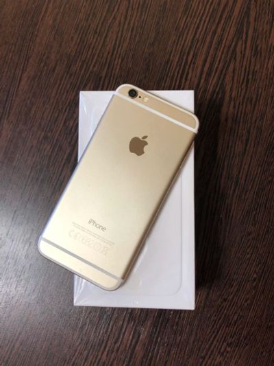 Лот: 10914966. Фото: 1. iPhone 6 gold 16gb. Смартфоны