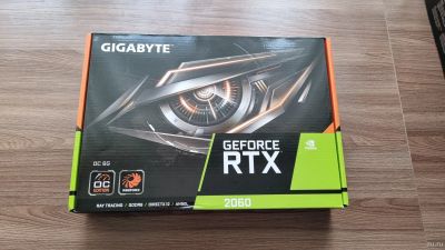 Лот: 17663722. Фото: 1. Видеокарта Gigabyte rtx 2060 6GB. Видеокарты