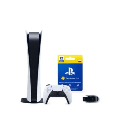 Лот: 18406819. Фото: 1. Sony Playstation 5 DE + 1 год... Игровые приставки, консоли