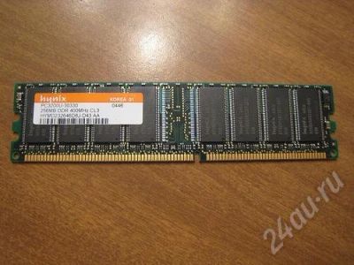 Лот: 317555. Фото: 1. Hynix 256Mb DDR 400. Оперативная память