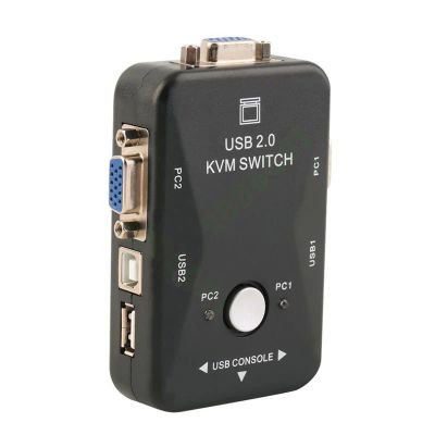 Лот: 12487776. Фото: 1. Usb 2.0 KVM switch. Коммутаторы