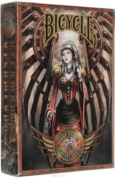 Лот: 11343620. Фото: 1. Карты Bicycle AnneStokes Steampunk... Настольные игры, карты