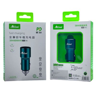 Лот: 22143225. Фото: 1. АЗУ ALLISON ALS-N706 USB-A+USB-C... Зарядные устройства, блоки питания, адаптеры сетевые для смартфонов