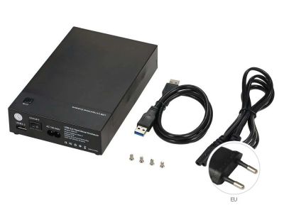Лот: 12880702. Фото: 1. Корпус USB 3.0 SATA для внешнего... Внешние жесткие диски