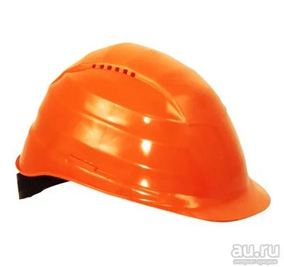 Лот: 11224722. Фото: 1. Каска строительная оранжевая... Очки, каски, защитные приспособления
