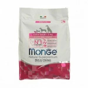 Лот: 18071336. Фото: 1. Корм Monge Extra Small Adult Рис... Корма