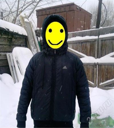 Лот: 648218. Фото: 1. Зимний пуховик ADIDAS. Верхняя одежда