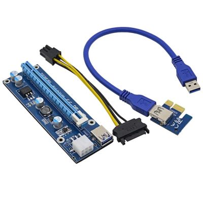 Лот: 10961365. Фото: 1. Райзер (Riser) PCI-E 1x-16x ver... Платы расширения, контроллеры, доп. порты