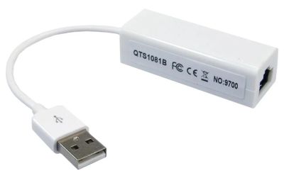 Лот: 17786462. Фото: 1. USB LAN сетевая карта QTS1081B... Сетевые карты