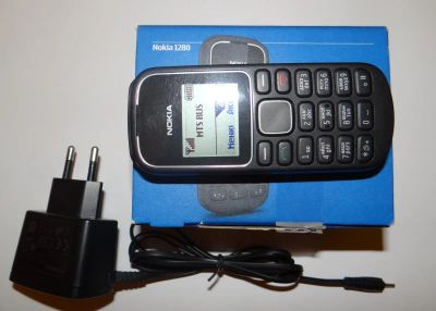 Лот: 4398798. Фото: 1. Nokia 1280 (Чёрный) - Продажа. Кнопочные мобильные телефоны