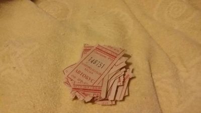 Лот: 10275690. Фото: 1. Счастливые билетики 59 шт. Билеты, талоны