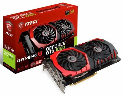 Лот: 10035060. Фото: 1. MSI GTX 1060 Gaming X 6G 6GB. Видеокарты
