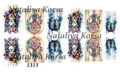 Лот: 6222043. Фото: 1. Стикеры водные (слайдер-дизайн... Украшения, дизайн ногтей