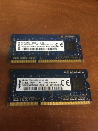 Лот: 18944335. Фото: 1. Оперативная память DDR3L 8GB 2x4GB... Оперативная память