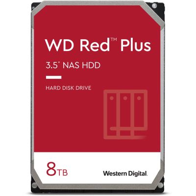 Лот: 22715369. Фото: 1. Жесткий диск WD 8TB Red Plus 3... Жёсткие диски (HDD)