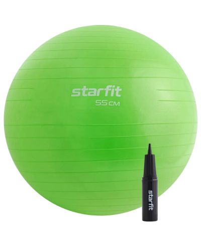 Лот: 22368893. Фото: 1. Фитбол d55см Star Fit с ручным... Фитнес, аэробика и гимнастика
