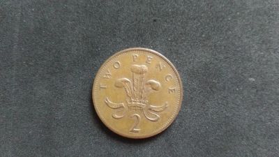 Лот: 19493051. Фото: 1. 2 пенса two pence 1989г Елизавета... Великобритания и острова