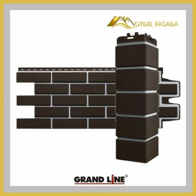 Лот: 17535010. Фото: 1. Фасадная панель Grand Line Клинкерный... Фасадные материалы, сайдинг