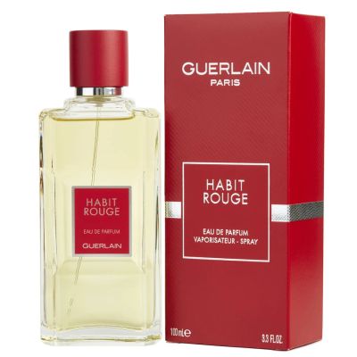 Лот: 16484219. Фото: 1. Habit Rouge Eau de Parfum от Guerlain... Мужская парфюмерия