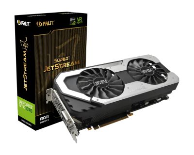 Лот: 16263021. Фото: 1. Видеокарта GeForce GTX 1070 Super... Видеокарты