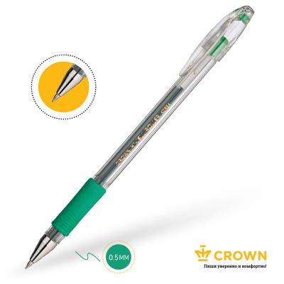 Лот: 20035195. Фото: 1. Ручка гелевая CROWN ""Hi-Jell... Ручки, карандаши, маркеры