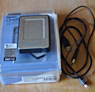 Лот: 481201. Фото: 1. внешний винчестер maxtor onetouch... USB-флеш карты