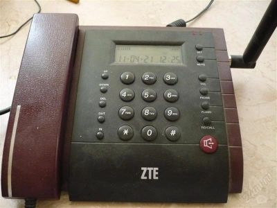 Лот: 946494. Фото: 1. Стационарный телефон ZTE. Стандарт... Стационарные GSM