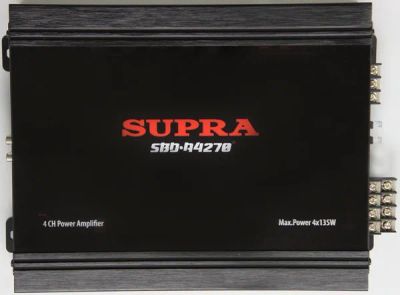Лот: 4166458. Фото: 1. Усилитель 4-х канальный Supra... Усилители