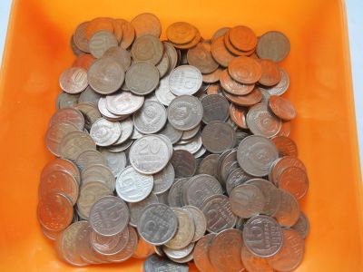 Лот: 21445530. Фото: 1. монеты ссср 1 кг 500 гр лотом... Россия и СССР 1917-1991 года