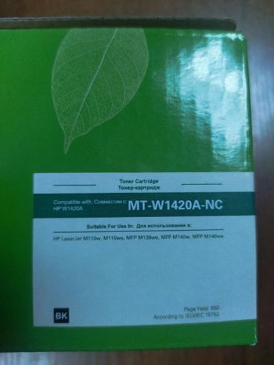 Лот: 20308077. Фото: 1. Картридж HP W1420A № 142A MyToner... Картриджи, расходные материалы