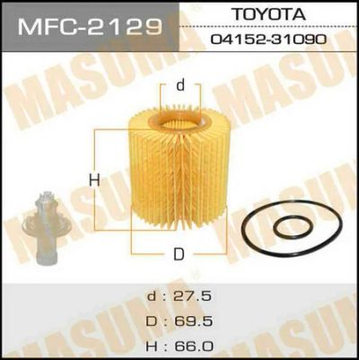 Лот: 18593508. Фото: 1. Фильтр масляный o-118 masuma MFC-2129. Двигатель и элементы двигателя