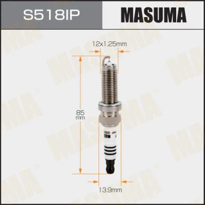 Лот: 18607363. Фото: 1. Свеча зажигания masuma iridiumplatinum... Двигатель и элементы двигателя