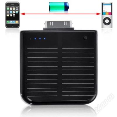 Лот: 1565050. Фото: 1. iPhone и IPod портативное солнечное... Зарядные устройства, блоки питания, адаптеры сетевые для смартфонов
