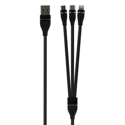 Лот: 24496472. Фото: 1. Кабель Red Line 3 в 1, micro-USB... Дата-кабели, переходники