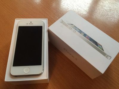 Лот: 6502793. Фото: 1. iPhone 5 16gb Белый. Смартфоны