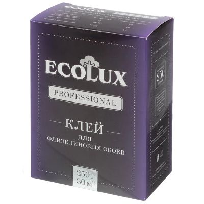 Лот: 24076174. Фото: 1. Клей для флизелиновых обоев, Ecolux... Клеи, герметики, пена монтажная, клейкие ленты