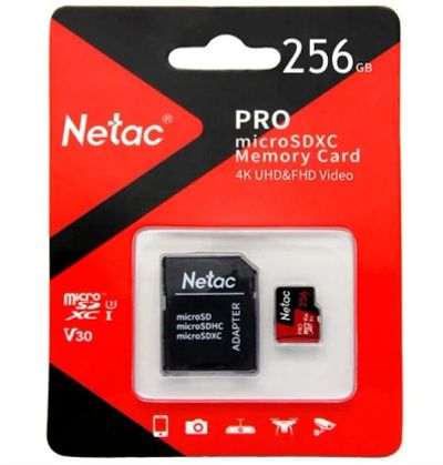 Лот: 20683511. Фото: 1. Карта памяти MicroSDXC 256Gb Netac... Карты памяти