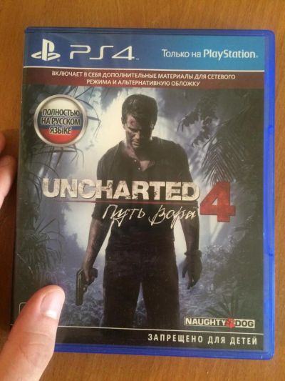 Лот: 7548622. Фото: 1. Uncharted 4 ps4. Игры для консолей