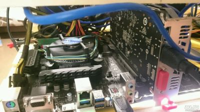 Лот: 10391108. Фото: 1. Мини ферма на 4x1050ti 4gb. Майнинг фермы, товары для майнинга