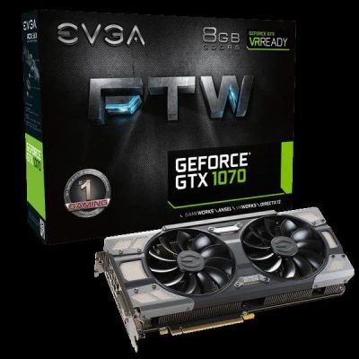 Лот: 11261660. Фото: 1. Видеокарта EVGA GeForce GTX 1070. Видеокарты