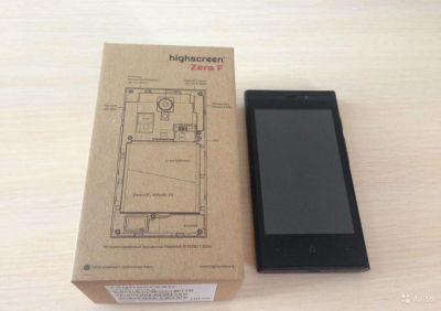 Лот: 6675384. Фото: 1. смартфон zera f highscreen. Смартфоны