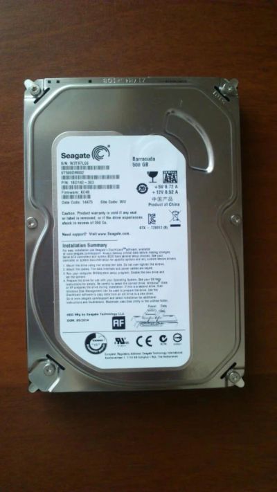 Лот: 5732245. Фото: 1. Seagate barracuda 500Gb. Жёсткие диски (HDD)