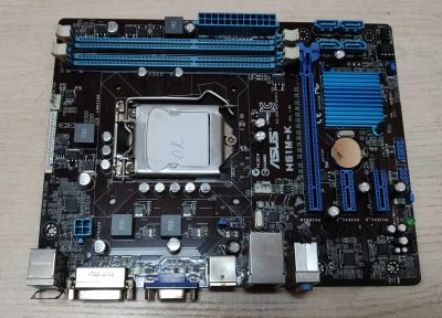 Лот: 20527602. Фото: 1. Мат. плата H61M-K mATX/LGA1155... Материнские платы