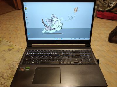 Лот: 23307915. Фото: 1. Игровой Acer Aspire 7 (R5-5500u... Ноутбуки