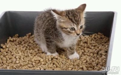 Лот: 10631377. Фото: 1. Кошачий наполнитель "Любимчик... Миски, лотки, наполнители