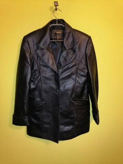 Лот: 15099606. Фото: 1. Пиджак кож 3xl. Пиджаки, жакеты, жилеты
